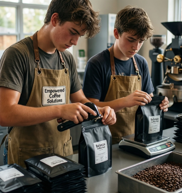 student self-regulation programs through coffee roasting